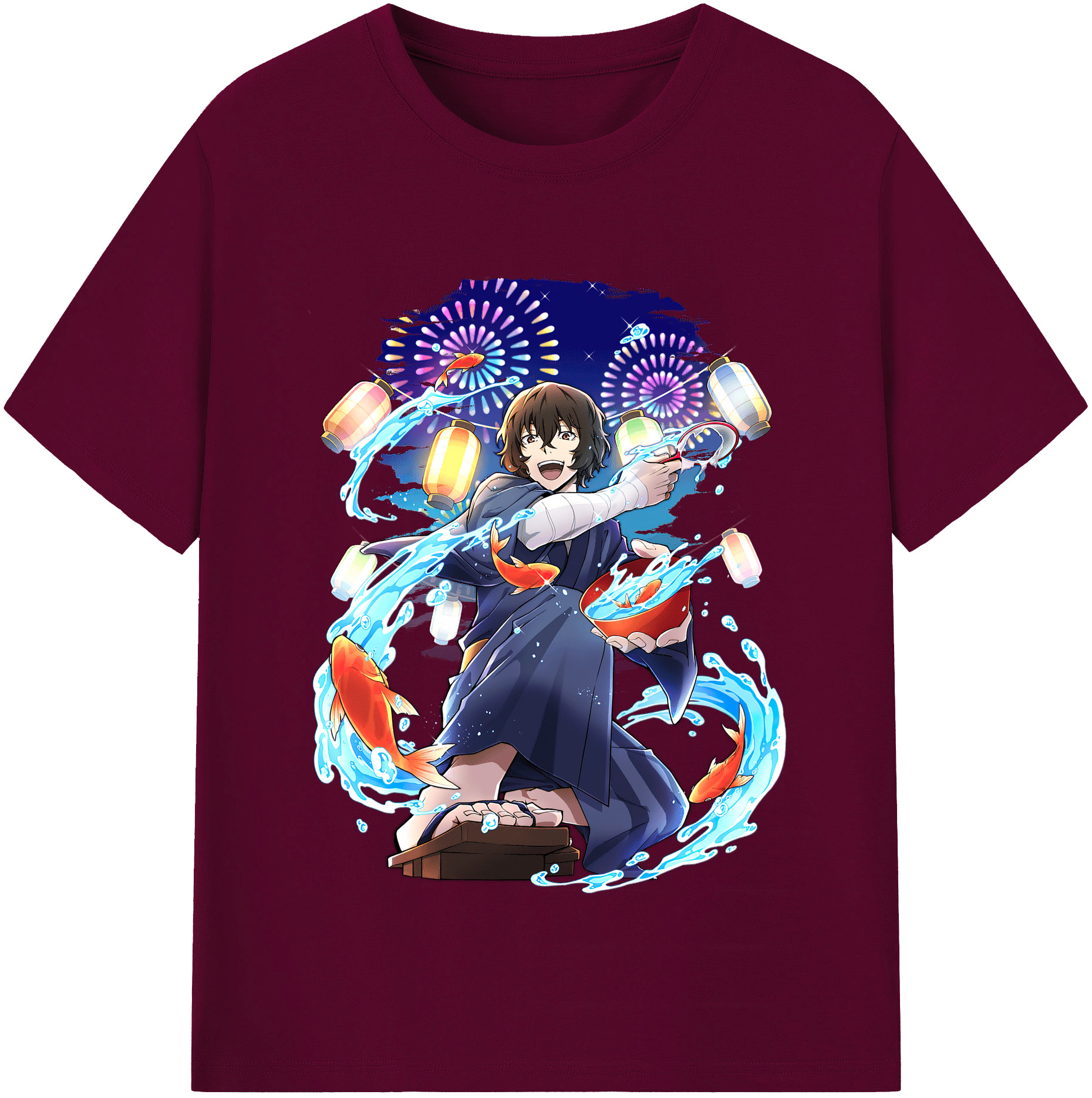 （画像用） 文豪ストレイドッグス Bungo Stray Dogs レディースカジュアルプリントTシャツ（綿100％）